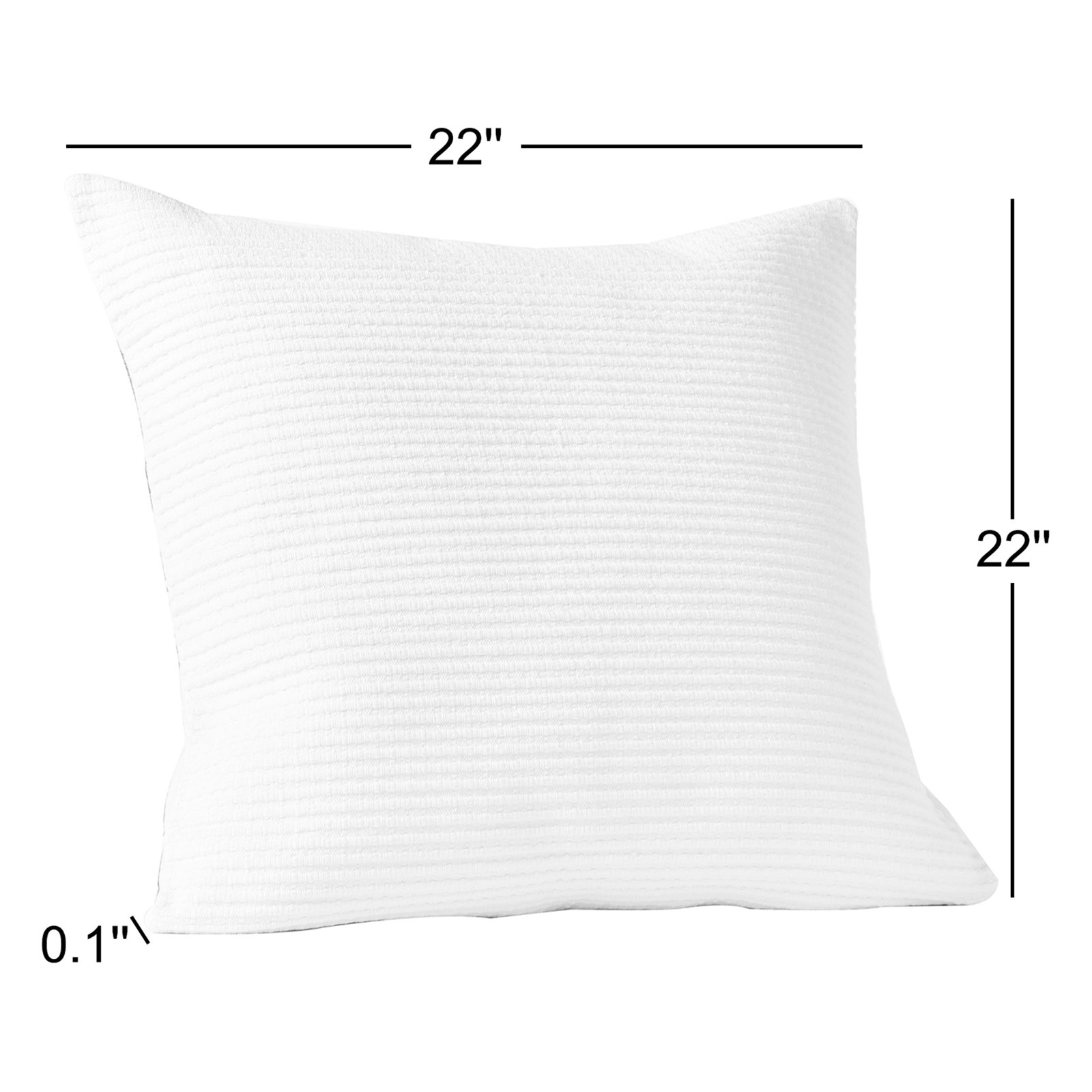 Cotton Pillow Cover, Alpine White