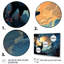 «Deer Sunset Landscape In Canada II - Deer Landscape», ensemble d'art mural 5 pièces-806860293
