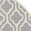 Tapis argent / ivoire en laine Cannen-377306742
