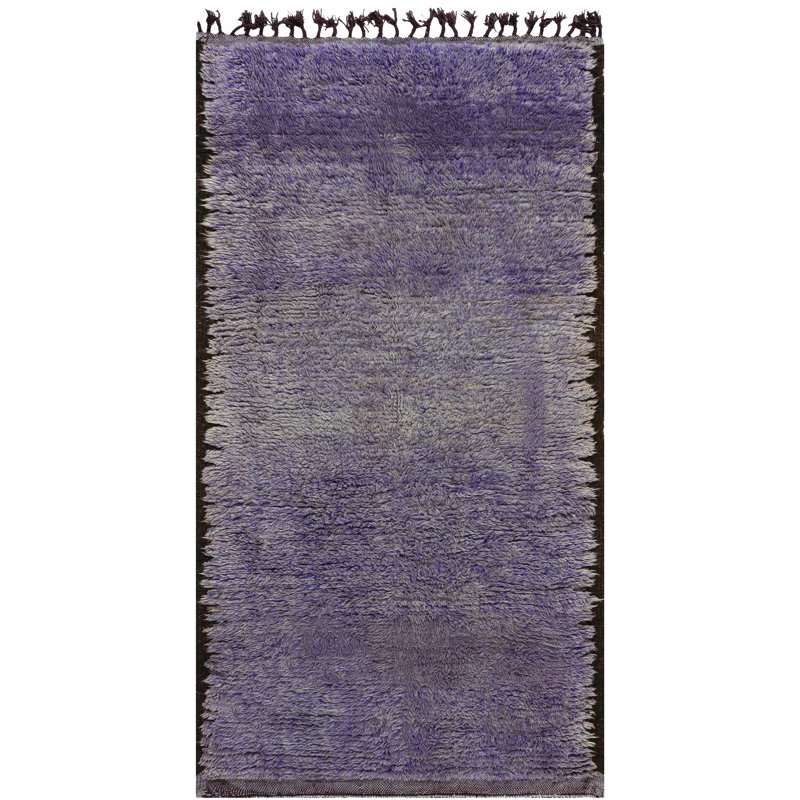 Vintage One-of-a-Kind Rectangle 4'10" X 8'7" Hand Knotted Area Rug