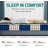 Crystli 10" Medium with Innerspring Hybrid Memory Foam Mattress in a Box-60102605