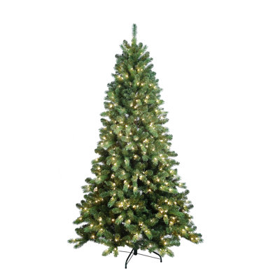 Sapin de Noël artificiel éclairé Jalisse - support inclus
