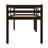 Twin Elevated Loft Bed With Ladder, Reinforced Slat Bed Platform-1269828569