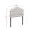 Amey Upholstered Headboard has a traditional portman style, 55.29'' H X 2.56'' D-1654997314-1654993885