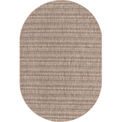 Tapis d'extérieur scintillant brun clair