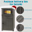 Lockable Resin Delivery Box with "Parcels" Sign-731977168