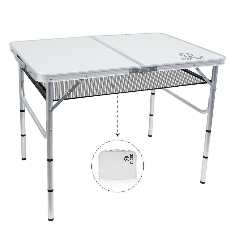 Rectangular Foldable Outdoor Camping Table ,, 23.7" W x 35.5" L x 27.9" H