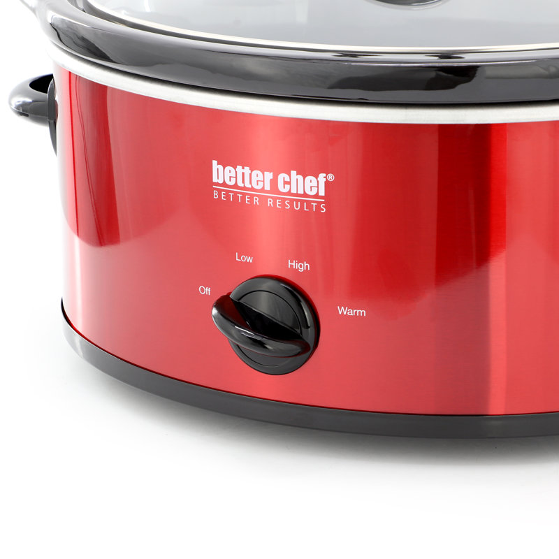 Mijoteuse ovale de 3 pintes en pot de grès amovible Better Chef