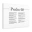 His Holiness Psalm 60 - Wrapped Canvas Print