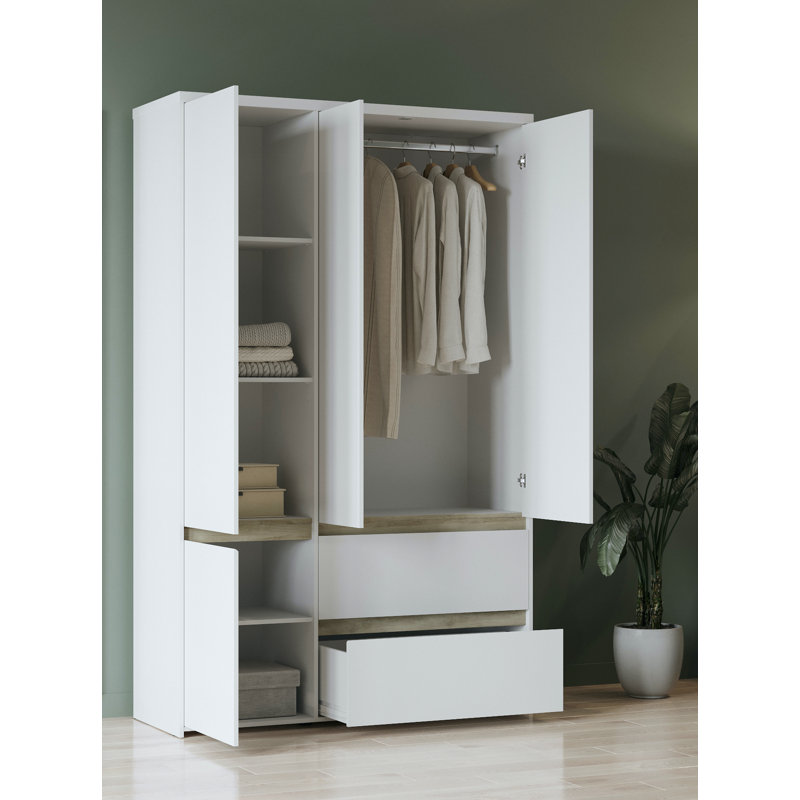 3 Door Chipboard Wardrobe