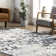Abstract Blue Area Rug