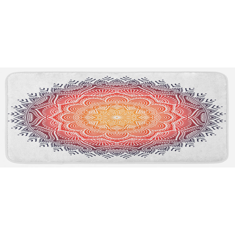 Tapis de cuisine mandala
