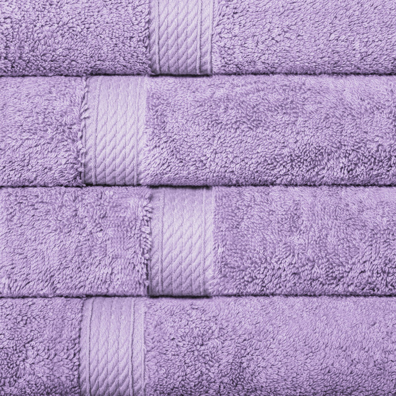 Coton luxueux et hautement absorbant Renata, Mauve