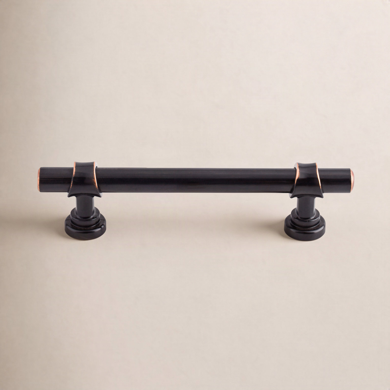 Bit Bar Cabinet Pull, Tuscan Bronze, 3 3/4" Center to Center