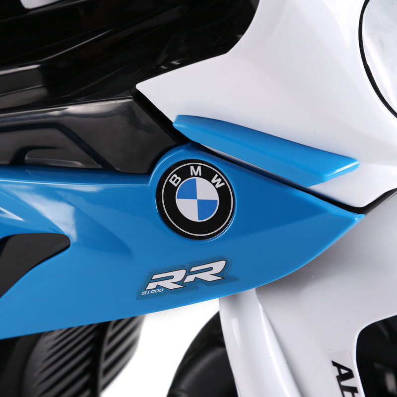 HOMCOM 6V Electric Kids Ride on motorcycle, BMW S1000RR Licensed, Blue