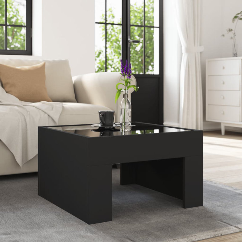 Cunera Coffee Table, White, 30cm H x 50cm L x 50cm W