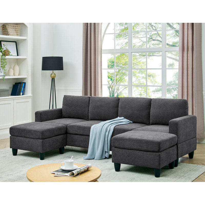 Latitude Run® 3-Piece Upholstered Sectional | Wayfair