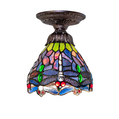 Plafonnier encastré 7 po Tiffany