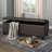 Maniscalco Charcoal Fully Upholstered Flip-Top Tufted Storage Bench-878104499