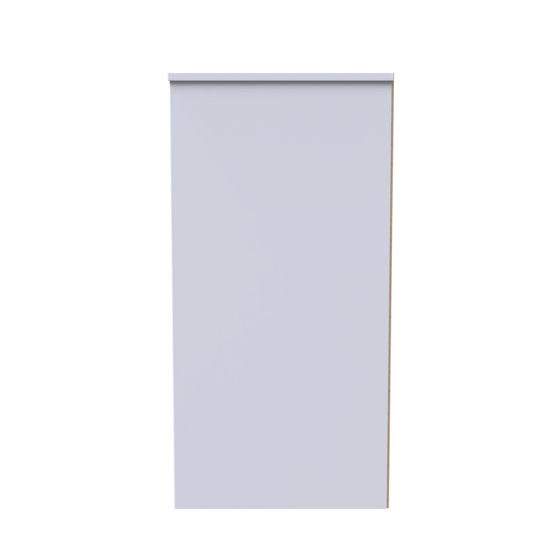 Besmir 77cm W 3 - Drawer Chest of Drawers, Duck/White