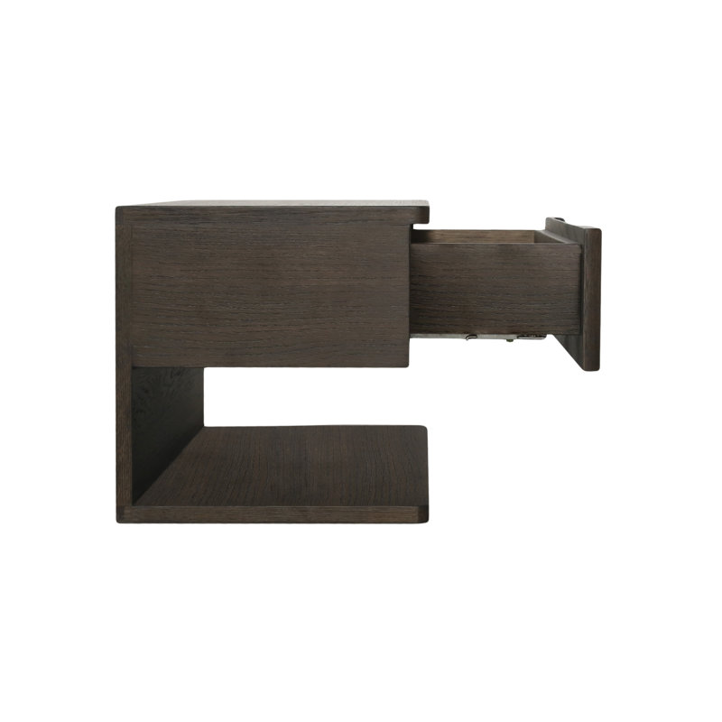 Jonah Floating Nightstand Dark Brown