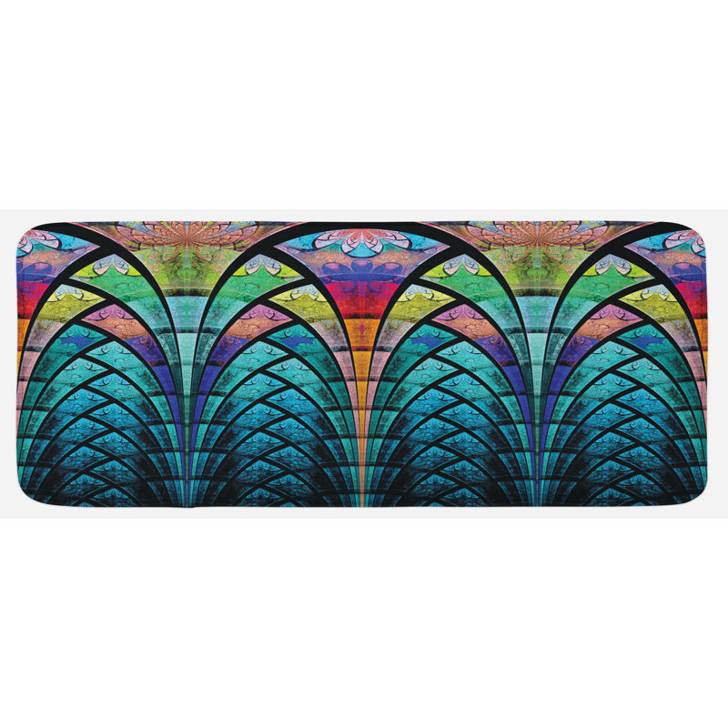Traditional Synthetic Kitchen Mat