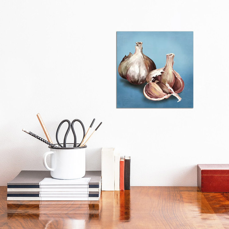 Garlic 1 Piece Wrapped Canvas Wall Art, 30.48 cm H x 30.48 cm W