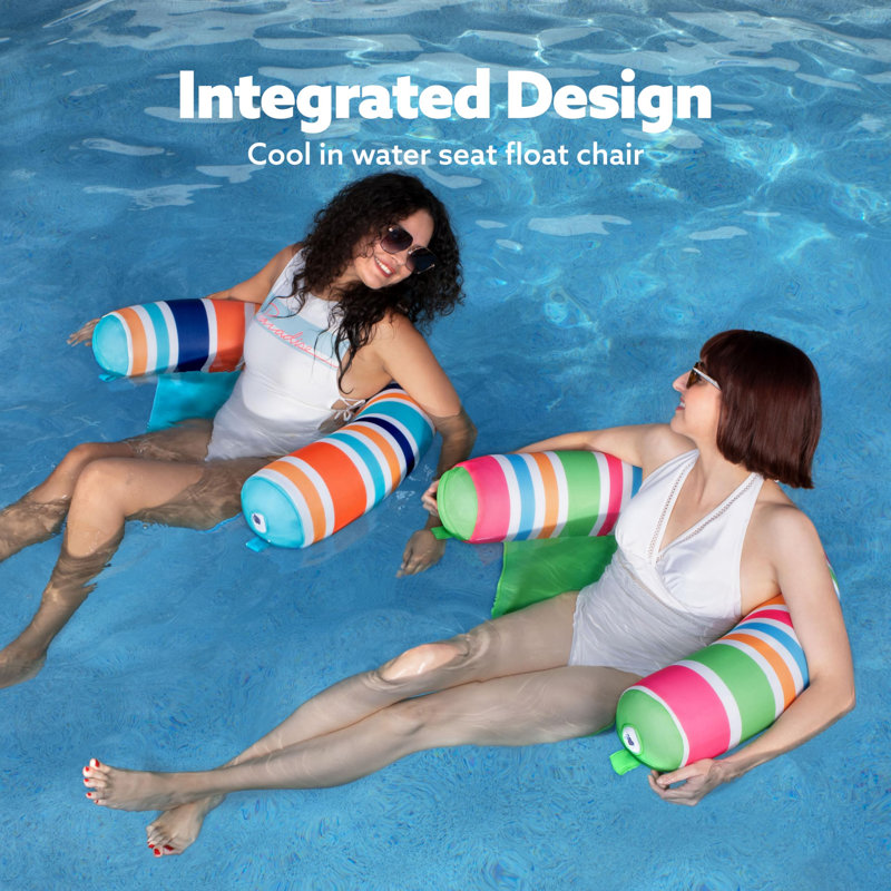 2 Packs Inflatable Pool Float Noodle Chair
