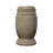Hand-Carved Marble Cremation Urn - Fully Customizable Funeral Container for Home Decoration - Unique and Stylish Funeral Urn for Ashes - Durable Cream and Brown Marble Design