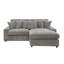 Canapé modulaire Modern Tavia avec 6 coussins, velours côtelé Modern