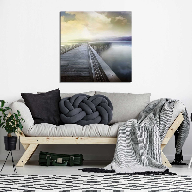 «Hazy Morning», reproduction de photo, H 18 po x l 30 po x P 1 po, Toile tendue