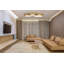 Demitria Glass and Solid Wood Flush Mount-1685048574-1684827851
