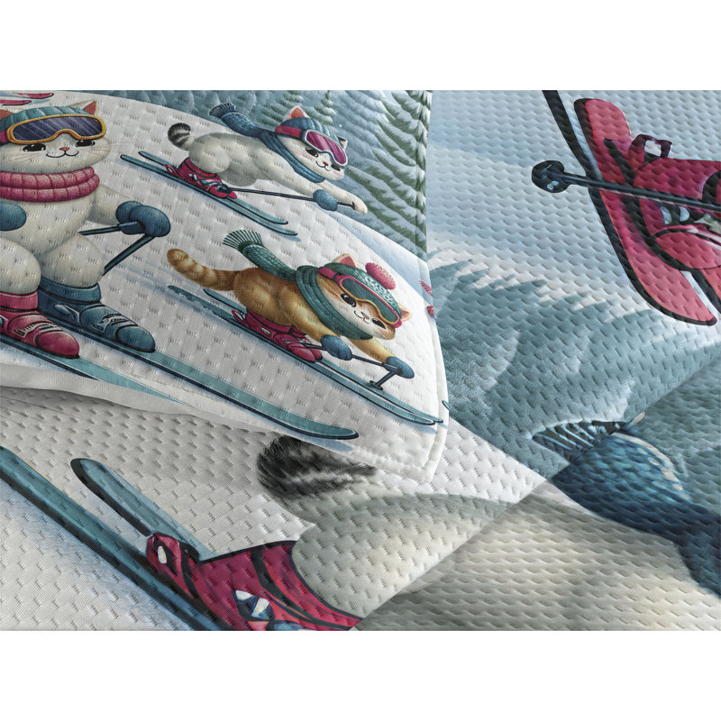 Polyester Coverlet, King Coverlet + 2 Standard Shams