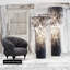 Tissus noirs et lampes sur pied sans fer-133072947