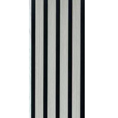 Panneaux décoratifs insonorisés 106 po x 12,6 po - Bois à lattes 3D, panneaux muraux acoustique, conception Shiplap