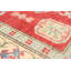 Tapis unique rouge / blanc en laine noué à la main de style années 2010 de 3 pi 11 po x 6 pi Qaiden