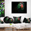 Coussin lombaire abstrait et abstrait 3D