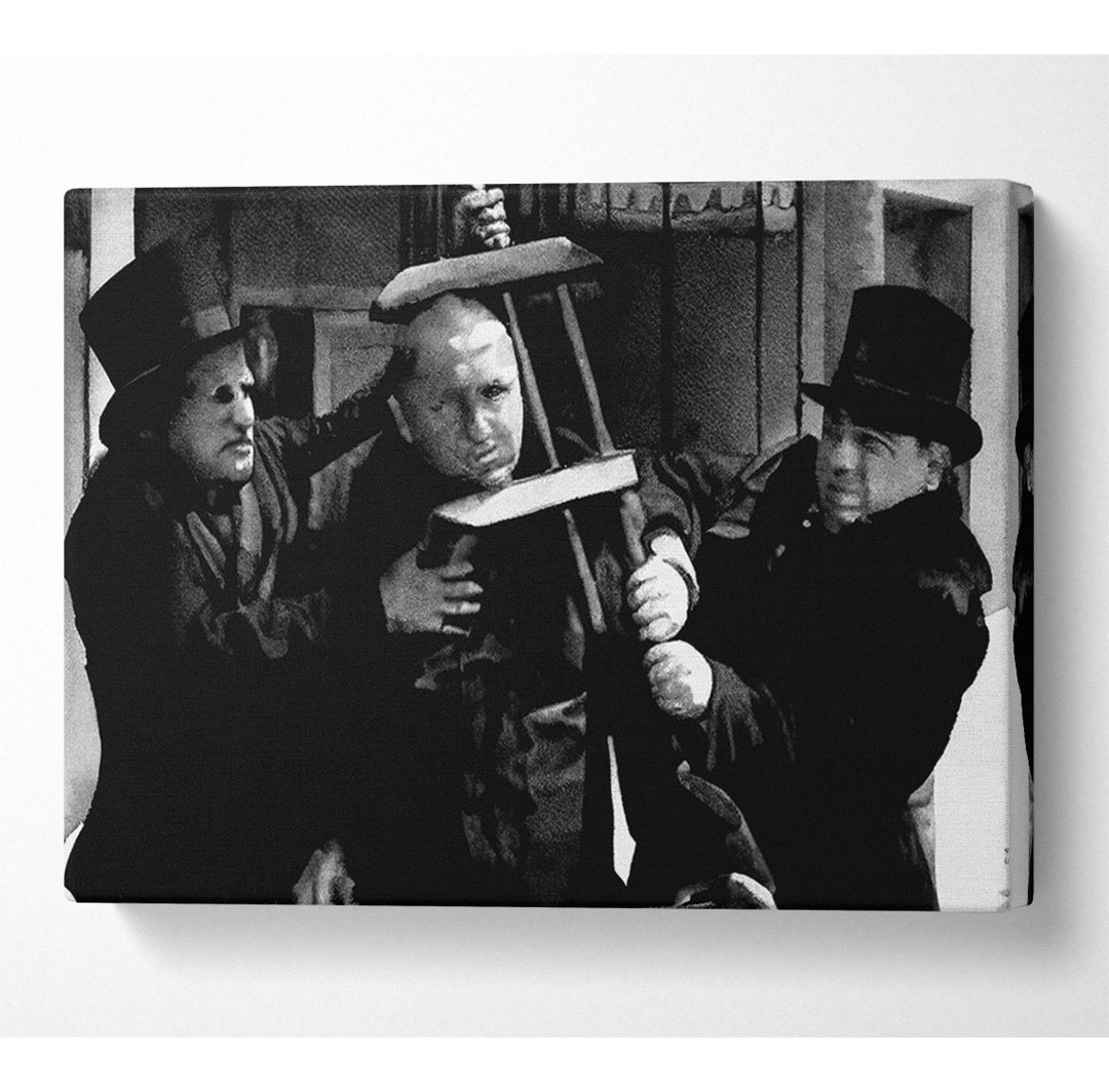 The Three Stooges Head Clamp - Kunstdrucke auf Leinwand