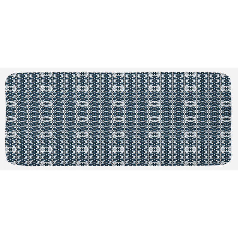 Eclectic Synthetic Kitchen Mat