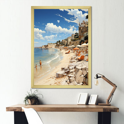 " Beach French Riviera Reverie II "