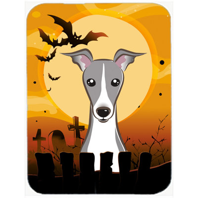 Eila Italian Greyhound Glass Cutting Board