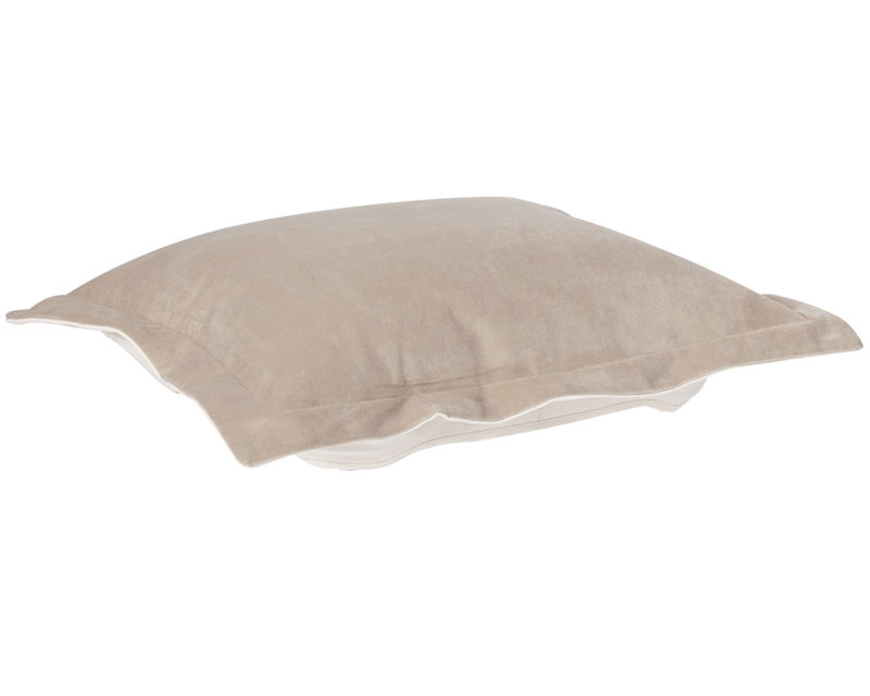 Puff Square Pillow Cover and Insert, Bella Sand