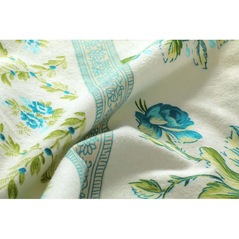 Alisabeth Flannel Sheet Set, Double (4'6), Teal