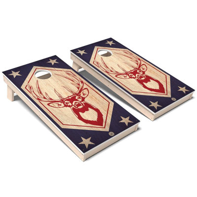 Ensemble de cornhole rouge et blanc Buck