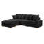 Canapé modulaire avec 2 repose-pieds-406993566