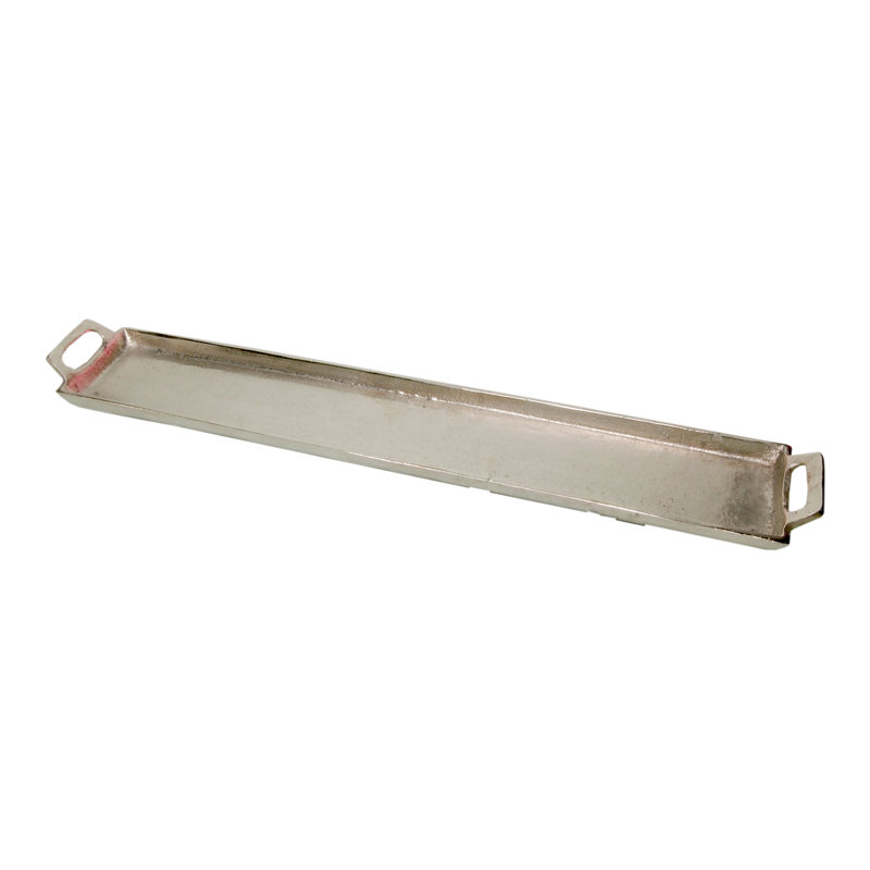 Plateau de service Luciana, H 0,5 po x l 30 po x P 5 po, Gris