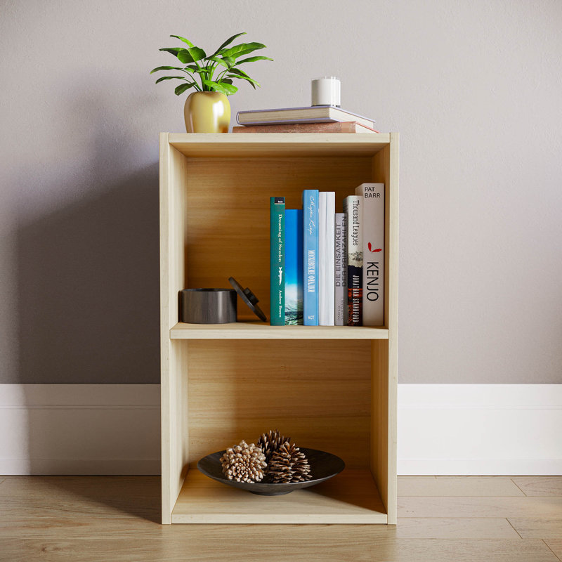 Gerardi 32cm W Standard Bookcase, Oak, 54 cm H x 32 cm W