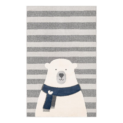 Unique Loom Snowman Whimsy Kids Rug