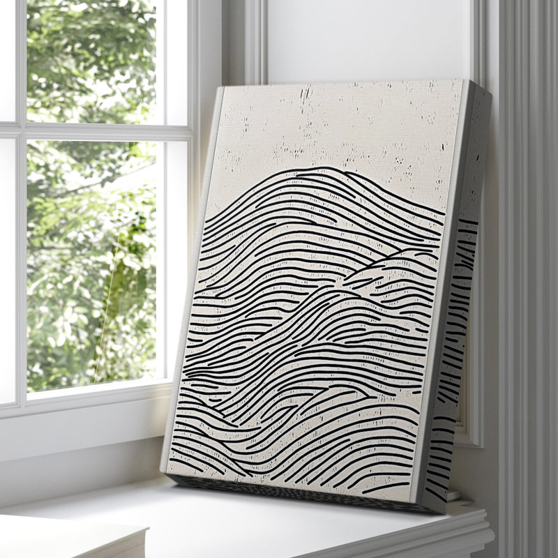 Toile tendue abstraite CVI Gallery - prête à être accrochée, H 18 po x l 12 po