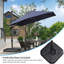 Sharis 108'' Cantilever Navy Umbrella-591464419